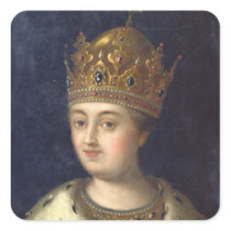 Portrait of the Regent Sophia, 1772 Stickers