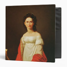 Portrait of the singer Anna Borunova, 1821 Binders