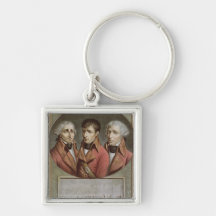 Portrait of the Three Consuls of the Republic Keychains