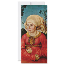 Portrait Of The Wife Of Dr. John Stephan Reuss By Custom Rack Cards