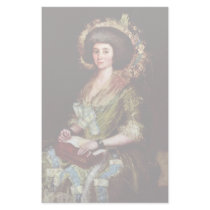 Portrait Of The Wife Of Juan Cean Augustan Berma Personalized Stationery