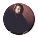 Portrait Of The Writer Alexei Antipowitsch Potechi magnets