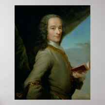 Portrait of the Young Voltaire Print
