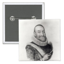 Portrait of Theodore Agrippa d'Aubigne Pin