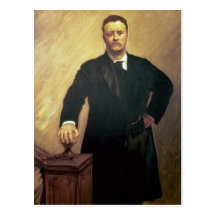 Portrait of Theodore Roosevelt Postcard