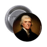 Portrait of Thomas Jefferson by Rembrandt Peale Buttons