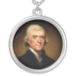 Portrait of Thomas Jefferson by Rembrandt Peale Necklace