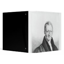 Portrait of Thomas Robert Malthus Vinyl Binder