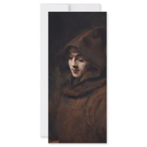 Portrait Of Titus In Monk'S Clothes, By Rembrandt Rack Card Design