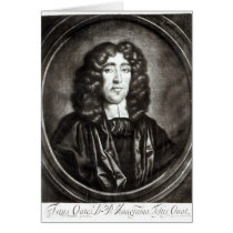 Portrait of Titus Oates  engraved by R. Thompson Card