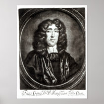 Portrait of Titus Oates  engraved by R. Thompson Print