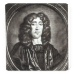 Portrait of Titus Oates  engraved by R. Thompson Sticker