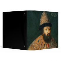 Portrait of Tsar Alexei I Mihailovitch Vinyl Binders