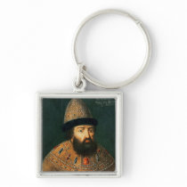 Portrait of Tsar Alexei I Mihailovitch Key Chains