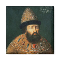 Portrait of Tsar Alexei I Mihailovitch Fridge Magnets