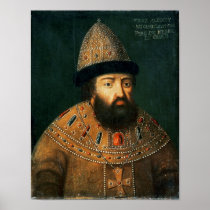 Portrait of Tsar Alexei I Mihailovitch Poster