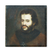 Portrait of Tsar Ivan the V Alexeyevich Fridge Magnets