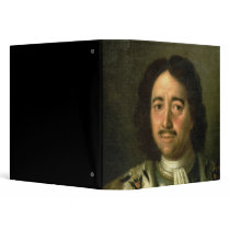 Portrait of Tsar Peter I the Great  1772 Vinyl Binders