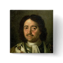 Portrait of Tsar Peter I the Great  1772 Button
