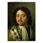 Portrait of Tsar Peter I the Great  1772 cards