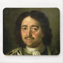 Portrait of Tsar Peter I the Great  1772 Mousepad