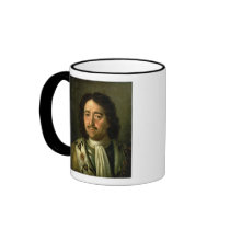 Portrait of Tsar Peter I the Great  1772 Coffee Mugs