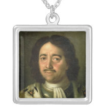 Portrait of Tsar Peter I the Great  1772 Necklace