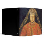 Portrait of Tsarina Marfa Matveyevna 3 Ring Binders