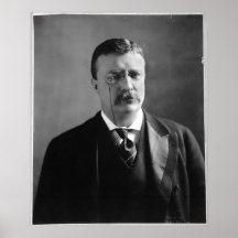 Portrait of U.S. President Theodore Roosevelt Print