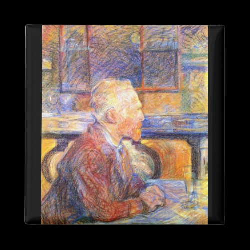 Portrait of Van Gogh by Toulouse-Lautrec Magnet