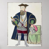 Portrait of Vasco de Gama Print