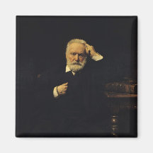 Portrait of Victor Hugo  1879 Fridge Magnets