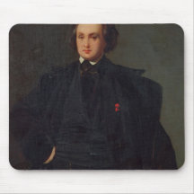 Portrait of Victor Hugo , c.1833 Mousepad