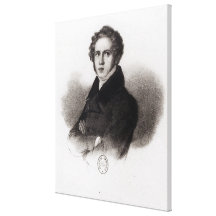 Portrait of Vincenzo Bellini Canvas Prints