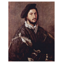 Portrait Of Vincenzo Mosti By Tizian Full Color Flyer