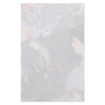 Portrait Of Violette Heymann By Odilon Redon Stationery Design