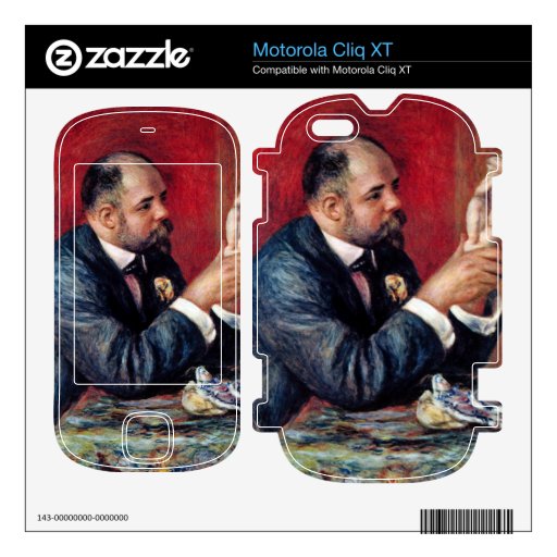 Portrait of Vollard by Pierre Renoir Motorola Cliq XT Skin