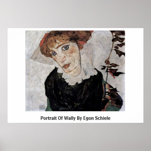 Portrait Of Wally By Egon Schiele Posters