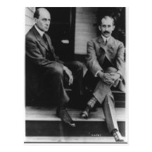 Portrait of Wilbur Wright and Orville Wright Postcard