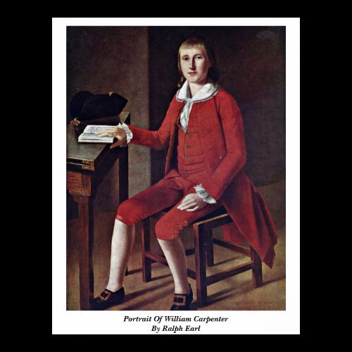 Portrait Of William Carpenter By Ralph Earl Posters