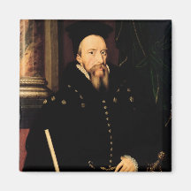 Portrait of William Cecil Refrigerator Magnet