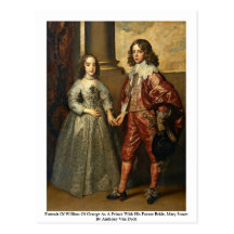 Portrait Of William Of Orange As A Prince Postcard