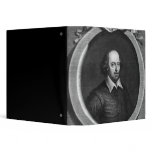Portrait of William Shakespeare  1719 3 Ring Binders