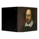 Portrait of William Shakespeare  c.1610 3 Ring Binders