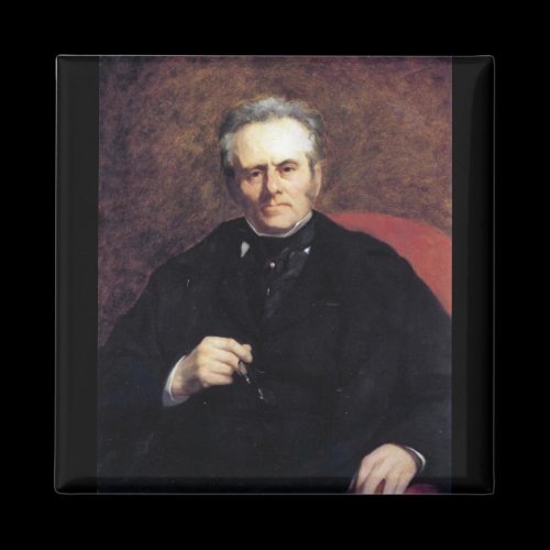 Portrait of William Sisley by Pierre Renoir Refrigerator Magnets