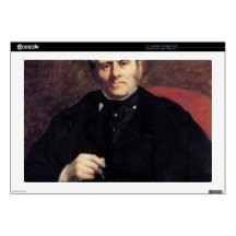 Portrait of William Sisley by Pierre Renoir Decals For 17" Laptops