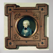 Portrait of Wolfgang Amadeus Mozart , 1773 Posters
