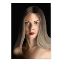 Portrait of young woman posters