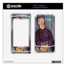 Portrait of Zofe by Amedeo Modigliani Decals For HTC 7 Trophy