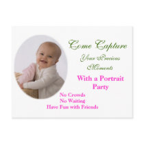 Portrait Party Postcard